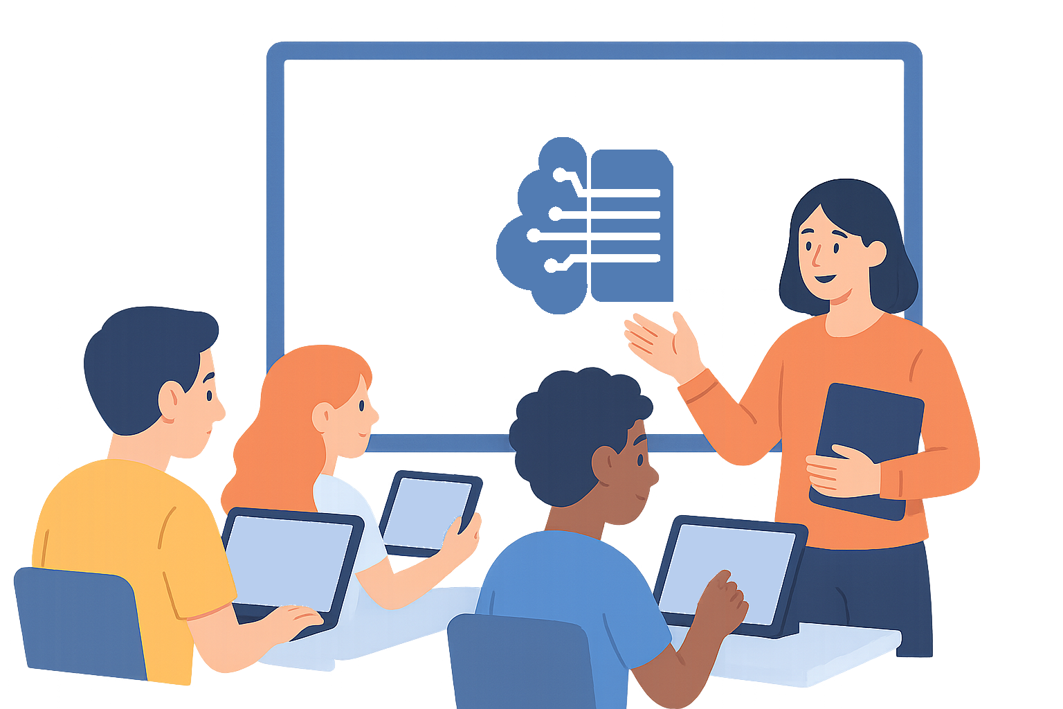 Illustrazione didattica digitale